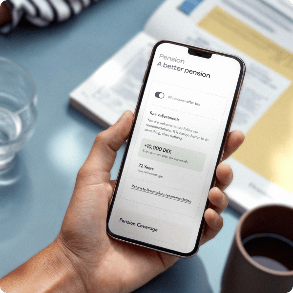 Dreamplan mockup af rådgivning